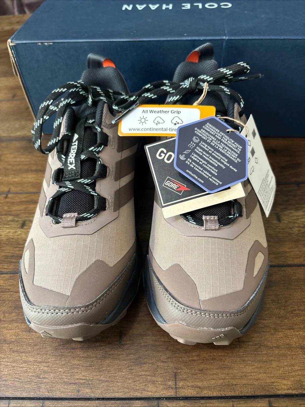 adidas Terrex Skychaser AX5 GORE-TEX Women's Hiking Shoes Trace Brown Size 6.5